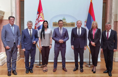 8 September 2021 The members of the Parliamentary Friendship Group with Lithuania and the Lithuanian parliamentary delegation 